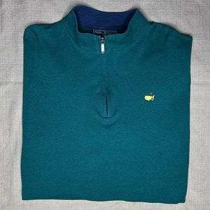 Masters 1/4 zip in excellent condition. Runs as a Large, tho the tag says XL